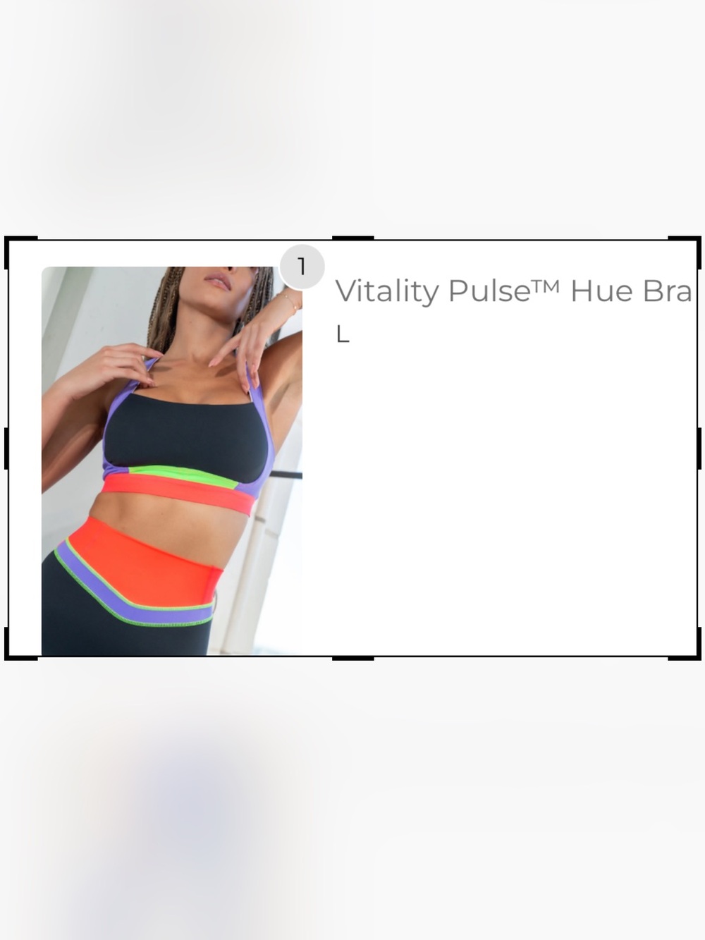 Vitality Sports Bra